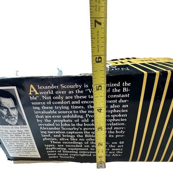 King James The Holy Bible box set 48 cassettes narrated by Alexander Scourby ‘84 - Picture 9 of 9
